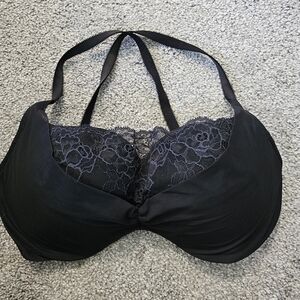 Victoria's Secret Black Lace Full-Coverage Bra